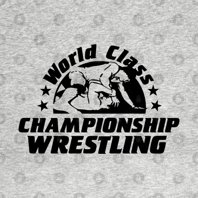 WCCW Logo (single color) by Shane-O Mac's Closet